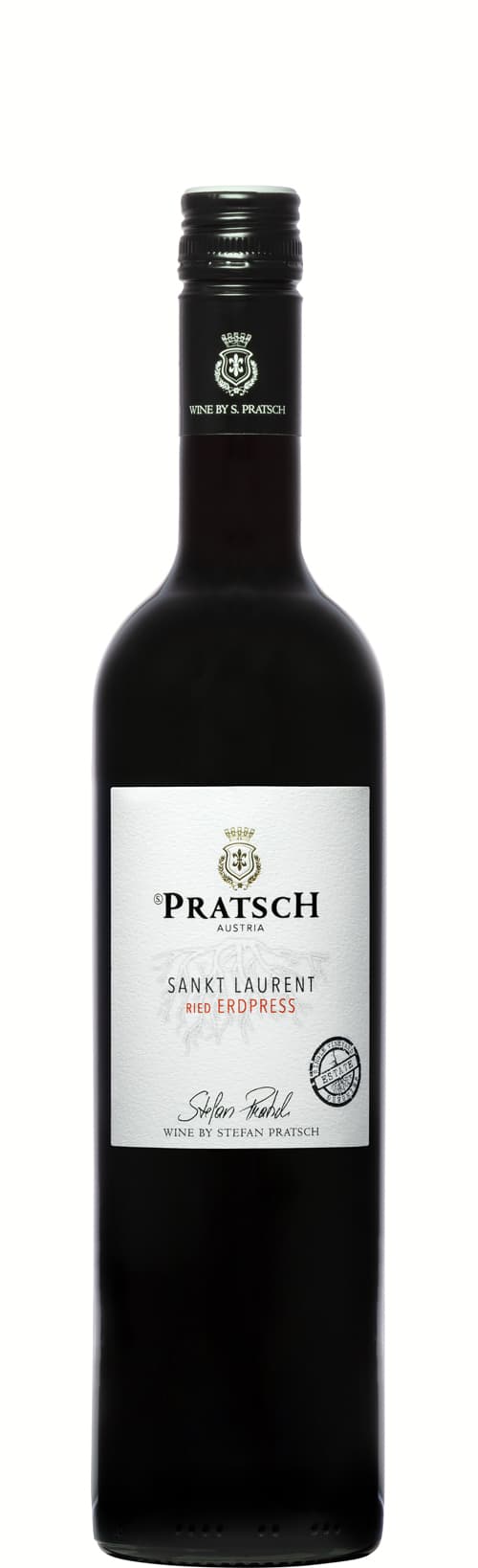 Wine bottle red wine Sankt Laurent - by S. Pratsch