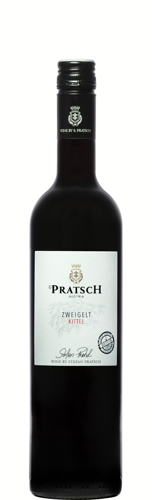 Weinflasche Rotwein Zweigelt - by S. Pratsch