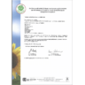Organic certificate